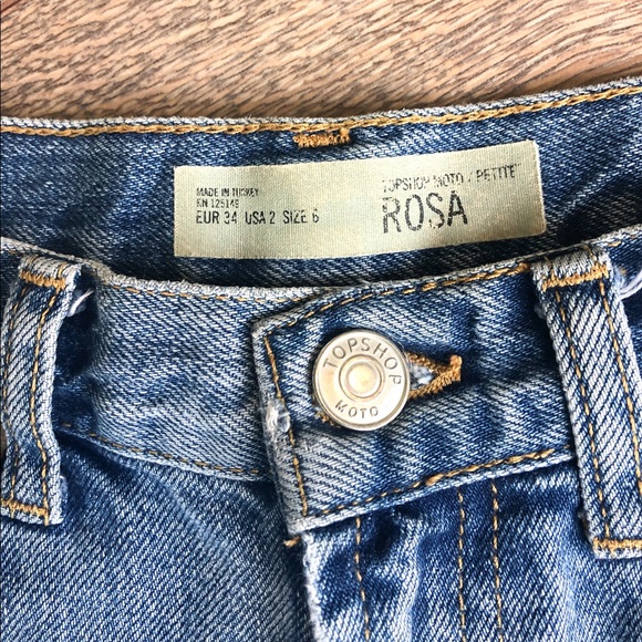 Top Shop Jean Shorts - Picture 4 of 4